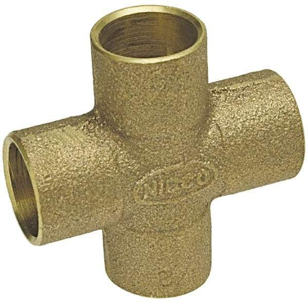 NIBCO - 1-1/2" Cast Copper Pipe Cross - C x C x C x C, Pressure Fitting - Top Tool & Supply