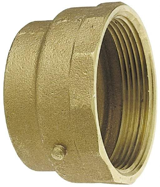 NIBCO - 4", Cast Copper Drain, Waste & Vent Pipe Adapter - C x F - Top Tool & Supply