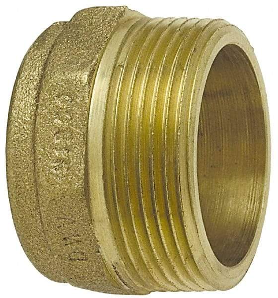 NIBCO - 4", Cast Copper Drain, Waste & Vent Pipe Adapter - C x M - Top Tool & Supply