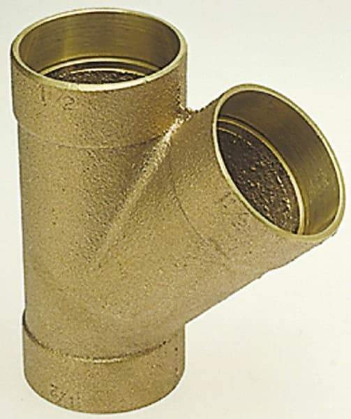 NIBCO - 2 x 1-1/2 x 1-1/2", Cast Copper Drain, Waste & Vent Pipe - C x C x C - Top Tool & Supply