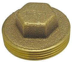 NIBCO - 2", Cast Copper Drain, Waste & Vent Pipe Plug - M - Top Tool & Supply