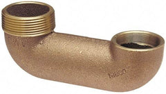 NIBCO - 1-1/2", Cast Copper Drain, Waste & Vent Pipe Trap Upturn - M x S - Top Tool & Supply