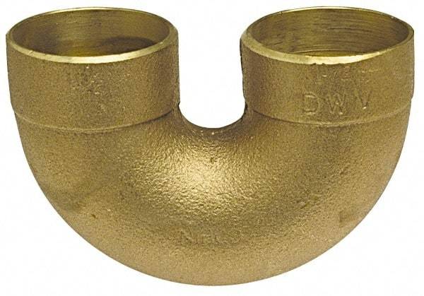 NIBCO - 2 x 1-1/2", Cast Copper Drain, Waste & Vent Pipe Return Bend - C x C - Top Tool & Supply