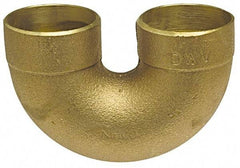 NIBCO - 1-1/4", Cast Copper Drain, Waste & Vent Pipe Return Bend - C x C - Top Tool & Supply