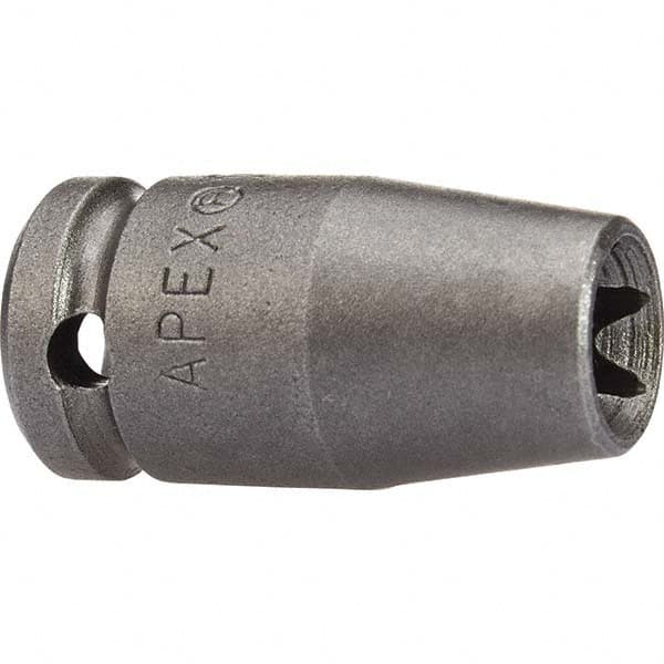 Apex - Impact Sockets Drive Size (Inch): 1/4 Torx Size: E6 - Top Tool & Supply