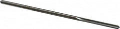 Made in USA - 0.131" High Speed Steel 4 Flute Chucking Reamer - Top Tool & Supply