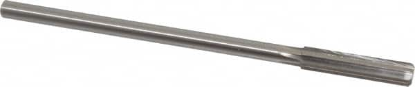 Made in USA - 0.393" High Speed Steel 6 Flute Chucking Reamer - Top Tool & Supply