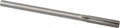 Made in USA - 0.408" High Speed Steel 6 Flute Chucking Reamer - Top Tool & Supply