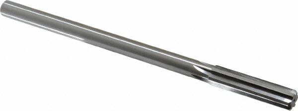 Made in USA - 0.418" High Speed Steel 6 Flute Chucking Reamer - Top Tool & Supply