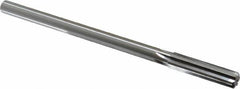 Made in USA - 0.418" High Speed Steel 6 Flute Chucking Reamer - Top Tool & Supply