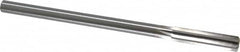 Made in USA - 0.432" High Speed Steel 6 Flute Chucking Reamer - Top Tool & Supply