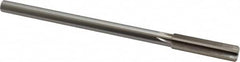 Made in USA - 0.456" High Speed Steel 6 Flute Chucking Reamer - Top Tool & Supply