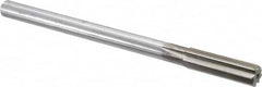 Made in USA - 0.648" High Speed Steel Chucking Reamer - Top Tool & Supply