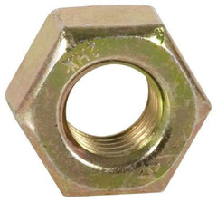 Value Collection - 1/2-13 UNC Steel Right Hand Heavy Hex Nut - 7/8" Across Flats, 31/64" High, Zinc Yellow Dichromate Finish - Top Tool & Supply