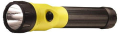 Streamlight - White LED Bulb, 385 Lumens, Industrial/Tactical Flashlight - Yellow Plastic Body, 1 C NiMH Battery Included - Top Tool & Supply