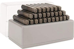 C.H. Hanson - 27 Piece, 3/16" Character Steel Stamp Set - Letters, Standard - Top Tool & Supply