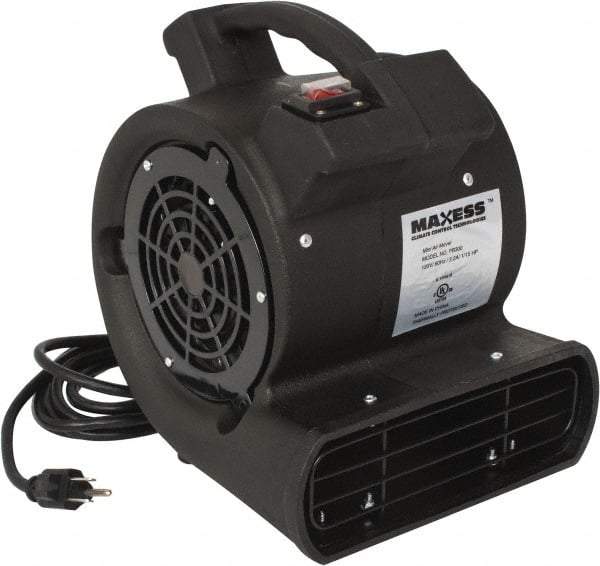 Maxess Climate Control Technologies - 5-3/4" Blade, Direct Drive, 1/15 hp, 300 CFM, Blower Fan - 2 Amps, 120 Volts, 1 Speed, Single Phase - Top Tool & Supply