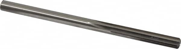 Made in USA - 0.251" High Speed Steel 6 Flute Chucking Reamer - Top Tool & Supply