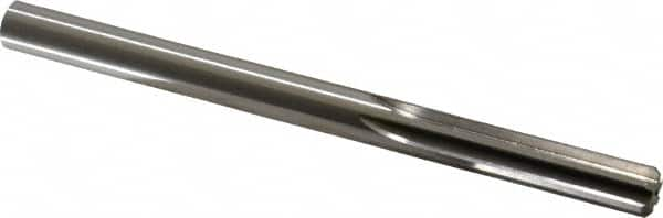 Made in USA - 0.3745" High Speed Steel 6 Flute Dowel Pin Chucking Reamer - Top Tool & Supply