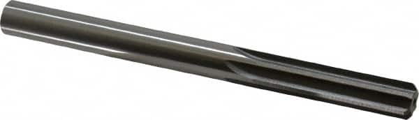 Made in USA - 0.499" High Speed Steel 6 Flute Chucking Reamer - Top Tool & Supply