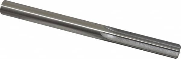 Made in USA - 0.4995" High Speed Steel 6 Flute Dowel Pin Chucking Reamer - Top Tool & Supply