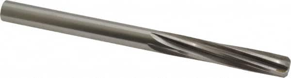 Made in USA - 0.373" High Speed Steel 6 Flute Dowel Pin Chucking Reamer - Top Tool & Supply