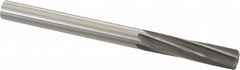 Made in USA - 0.4995" High Speed Steel 6 Flute Dowel Pin Chucking Reamer - Top Tool & Supply