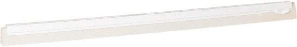 Vikan - 28" Foam Rubber Blade Squeegee Refill - Double Edge, White, Plastic Holder - Top Tool & Supply