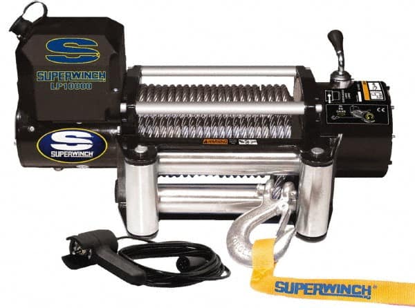 Superwinch - 10,000 Lb Capacity, 85' Cable Length, Automotive Heavy-Duty Recovery Winch - Top Tool & Supply