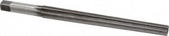 Made in USA - #10 Pin, 0.7216" Diam, 0.5799" Small End, 5/8" Diam Straight Shank, 6-13/16" Flute, Taper Pin Reamer - Top Tool & Supply