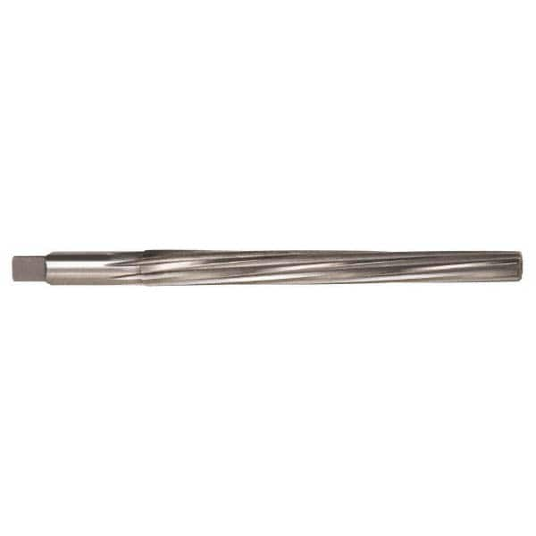 Alvord Polk - #4/0 Pin, 0.1142" Diam, 0.0869" Small End, 1/8" Diam Straight Shank, 1-5/16" Flute, Taper Pin Reamer - Top Tool & Supply