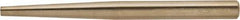 Ampco - 5/16" Nonsparking Punch - 6" OAL, Nickel Aluminum Bronze - Top Tool & Supply