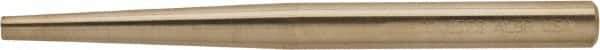 Ampco - 1/8" Nonsparking Punch - 4-3/4" OAL, Nickel Aluminum Bronze - Top Tool & Supply