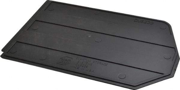 Quantum Storage - 10.8" Wide x 7" High, Black Bin Divider - Use with Bin QUS239 - Top Tool & Supply