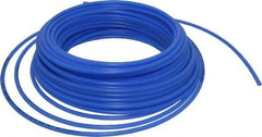 Parker - 11/64" ID x 1/4" OD, 0.04" Wall Thickness, 100' Long, Polyethylene Tube - Blue, 120 Max psi, -80 to 150°F - Top Tool & Supply