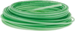 Parker - 11/64" ID x 1/4" OD, 0.04" Wall Thickness, 100' Long, Polyethylene Tube - Green, 120 Max psi, -80 to 150°F - Top Tool & Supply