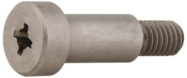 Made in USA - 1/2" Shoulder Diam x 5/8" Shoulder Length, 3/8-16 UNC, Phillips Precision Shoulder Screw - 300, 18-8 Stainless Steel, Uncoated, 5/16" Head Height x 3/4" Head Diam - Top Tool & Supply