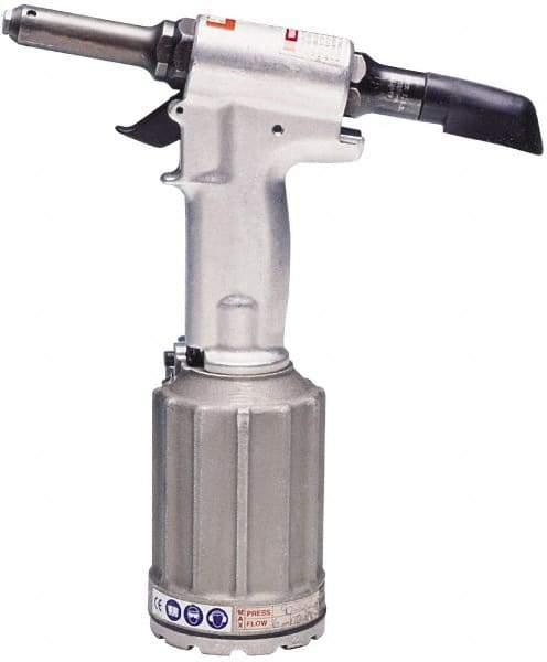 HUCK - Up to 1/4" Capacity, Air Riveting Hammer - 0.683" Long Stroke, 1/4" Inlet - Top Tool & Supply