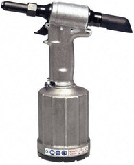 HUCK - Up to 1/4" Capacity, Air Riveting Hammer - 0.675" Long Stroke, 1/4" Inlet - Top Tool & Supply