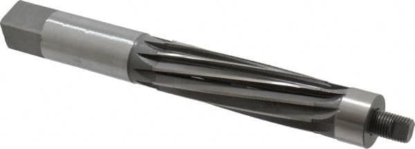 Made in USA - 1-1/2" Reamer Diam, Straight Shank, 4-13/16" Flute Length, Hand Expansion Reamer - Top Tool & Supply