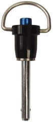 Gibraltar - 5/16" Pin Diam, 1-1/2" Usable Length, Ring Handle Quick Release Pin - 2-3/4" OAL - Top Tool & Supply