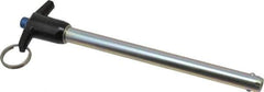 Gibraltar - 1/2" Diam, 6" Usable Length, T Handle, Quick Release Pin - Grade 4130 Steel, Zinc-Plated Finish - Top Tool & Supply