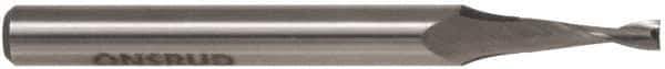 Onsrud - 3/8" Cutting Diam x 1" Length of Cut, 2 Flute, Upcut Spiral Router Bit - Uncoated, Right Hand Cut, High Speed Steel, 3-1/2" OAL x 1/2" Shank Diam, Double Edge, 19 to 32° Helix Angle - Top Tool & Supply