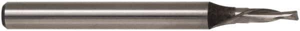 Onsrud - 1/4" Cutting Diam x 3/4" Length of Cut, 2 Flute, Downcut Spiral Router Bit - Uncoated, Right Hand Cut, High Speed Steel, 3-1/4" OAL x 1/2" Shank Diam, Double Edge, 19 to 32° Helix Angle - Top Tool & Supply