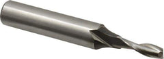 Onsrud - 1/4" Cutting Diam x 3/4" Length of Cut, 2 Flute, Upcut Spiral Router Bit - Uncoated, Right Hand Cut, High Speed Steel, 3-1/4" OAL x 1/2" Shank Diam, Double Edge, 19 to 32° Helix Angle - Top Tool & Supply