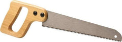 Stanley - 10" High Carbon Steel Blade Utility Saw - Hardwood Handle, Wood D Style, 15-1/2" OAL - Top Tool & Supply