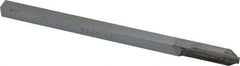 Made in USA - 5/16 x 5/16" Shank, Forming Single Point Tool Bit - SA-8C, Grade C2 - Exact Industrial Supply