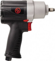 Chicago Pneumatic - 3/8" Drive, 9,400 RPM, 415 Ft/Lb Torque Impact Wrench - Pistol Grip Handle, 1,700 IPM, 20 CFM, 90 psi, 1/4" NPT Inlet - Top Tool & Supply