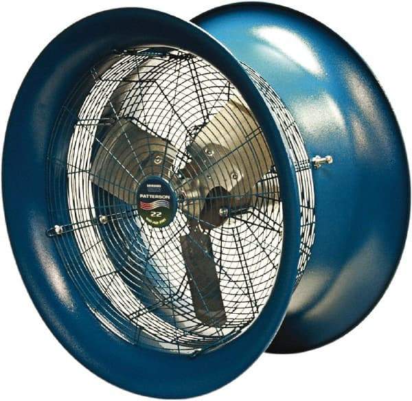 Patterson Fan - 22" Blade, 1/2 hp, 5,570 CFM, Industrial Circulation Fan - Suspension, 115 AC Volts, 6 Amps, 1 Speed - Top Tool & Supply