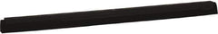 Vikan - 28" Foam Rubber Blade Squeegee Refill - Double Edge, Black, Plastic Holder - Top Tool & Supply